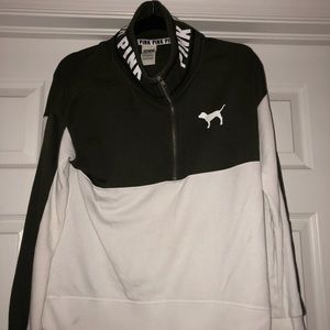 VS Pink quarter zip jacket